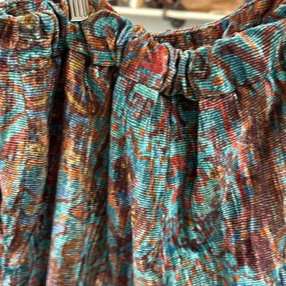 DIXIE - CHENILLE PATTERNED TROUSERS - MULTICOLOR size Med - Picture 8 of 9